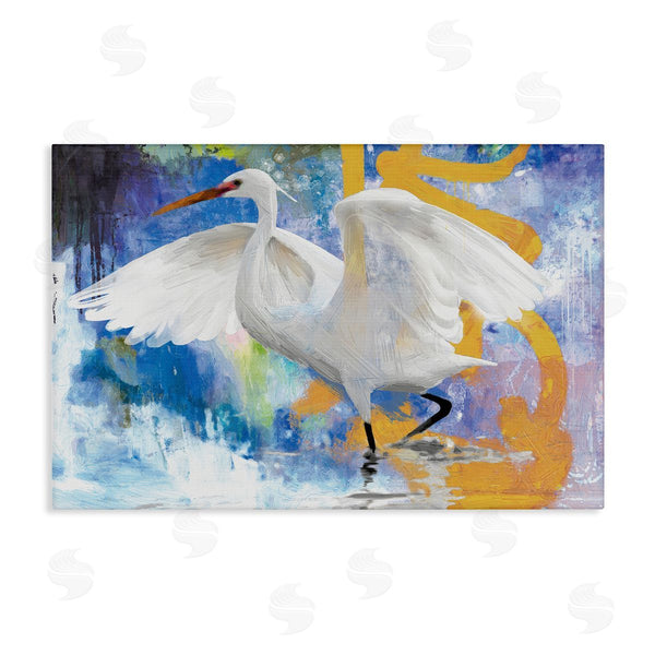 stupell industries Porter Hastings | Egret & Abstract Splash Wall Art