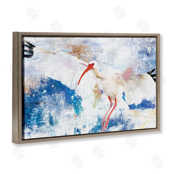 Stupell Industries Porter Hastings | Flying Stork Bird
