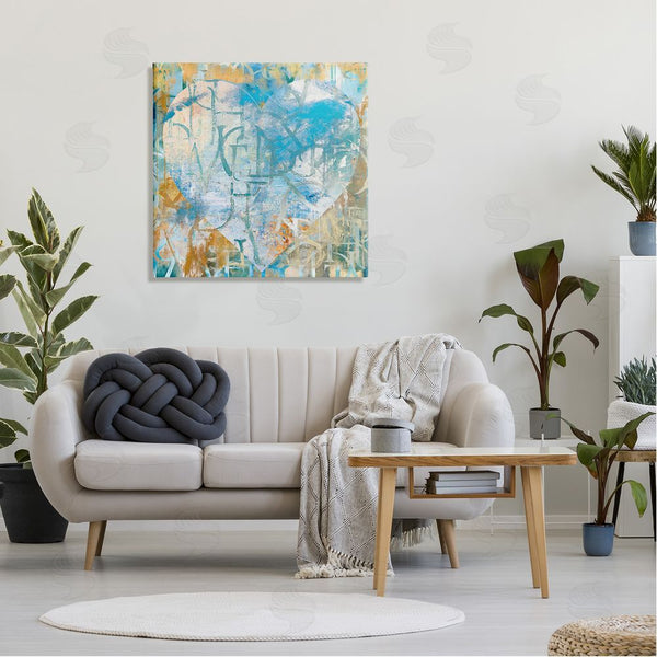 Stupell Industries Porter Hastings | Layered Typography Heart Shape Wall Art