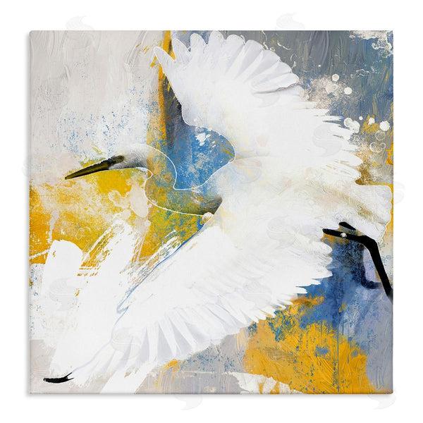stupell industries Porter Hastings | Modern Egret in Flight