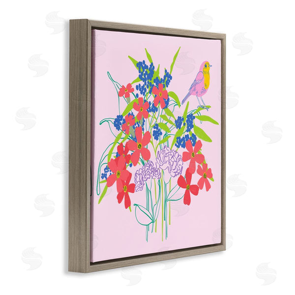 Stupell Industries Pragya Kothari | Abstract Floral Arrangement