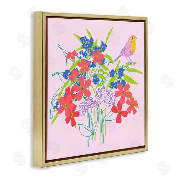 Stupell Industries Pragya Kothari | Abstract Floral Arrangement