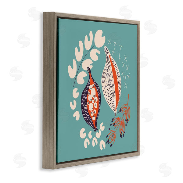 Stupell Industries Pragya Kothari | Botanical Seeds On Blue