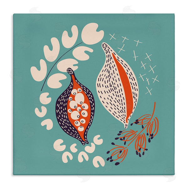 stupell industries Pragya Kothari | Botanical Seeds on Blue