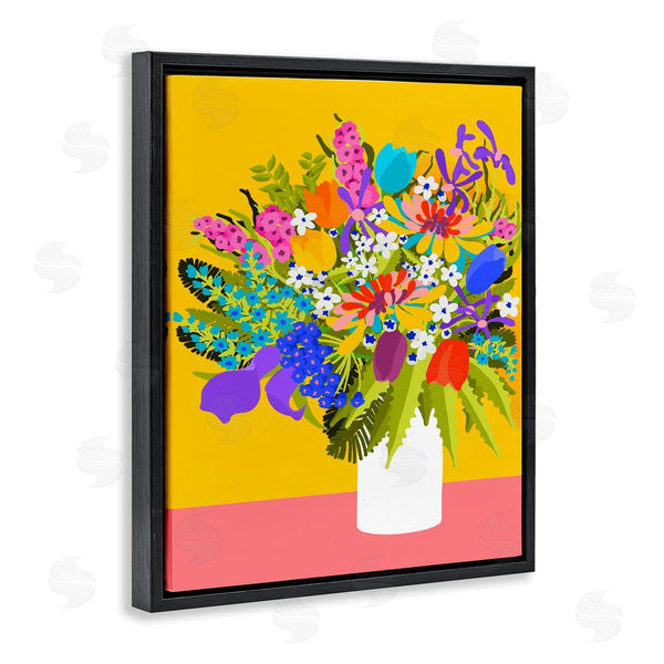 Stupell Industries Pragya Kothari | Bouquet On Yellow