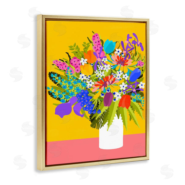 Stupell Industries Pragya Kothari | Bouquet On Yellow