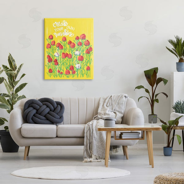 Stupell Industries Pragya Kothari | Create Your Sunshine Floral Wall Art