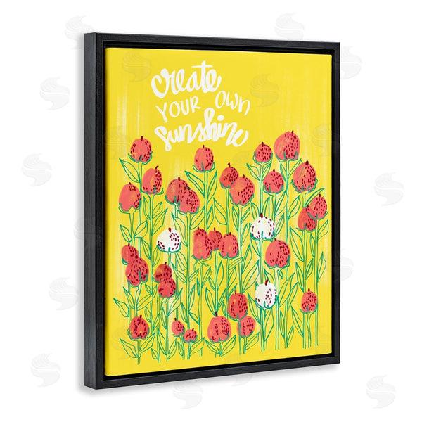 Stupell Industries Pragya Kothari | Create Your Sunshine Floral Wall Art
