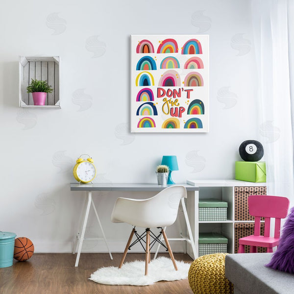 Stupell Industries Pragya Kothari | Don't Give Up Rainbows Wall Art