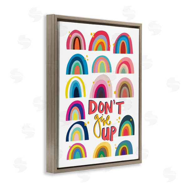 Stupell Industries Pragya Kothari | Don't Give Up Rainbows Wall Art