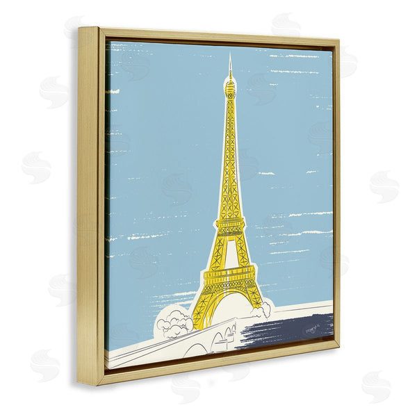 Stupell Industries Pragya Kothari | Eiffel Tower Architecture