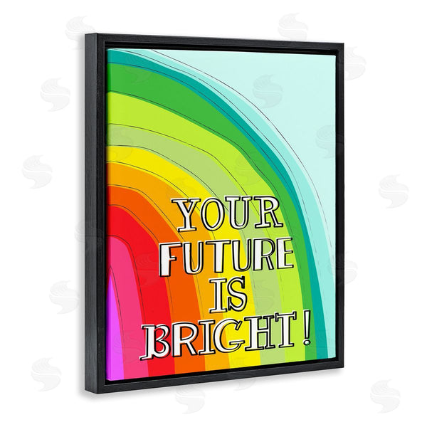 Stupell Industries Pragya Kothari | Future Is Bright Phrase Wall Art