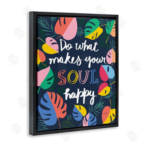 Stupell Industries Pragya Kothari | Happy Soul Phrase Wall Art