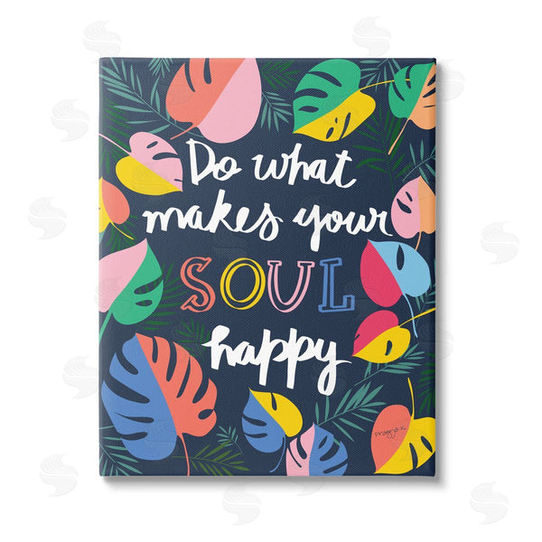 stupell industries Pragya Kothari | Happy Soul Phrase Wall Art