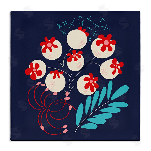 stupell industries Pragya Kothari | Modern Botanicals on Blue