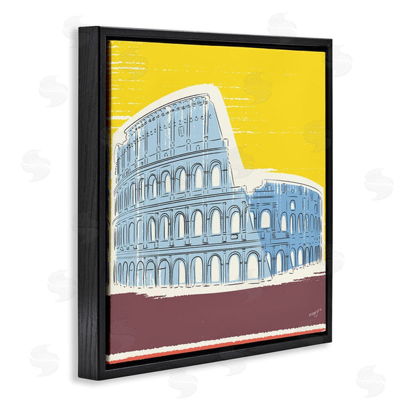 Stupell Industries Pragya Kothari | Modern Colosseum Building