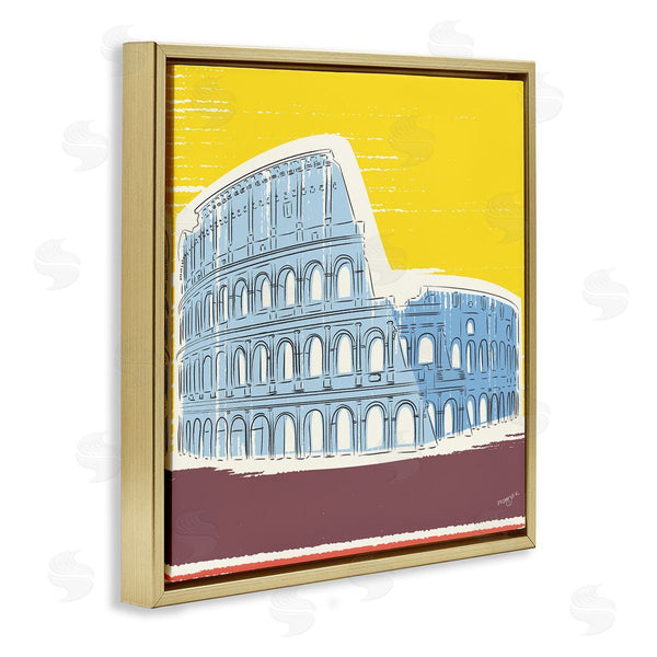 Stupell Industries Pragya Kothari | Modern Colosseum Building