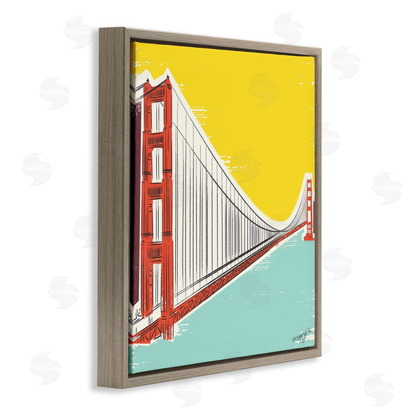 Stupell Industries Pragya Kothari | Modern Industrial Bridge