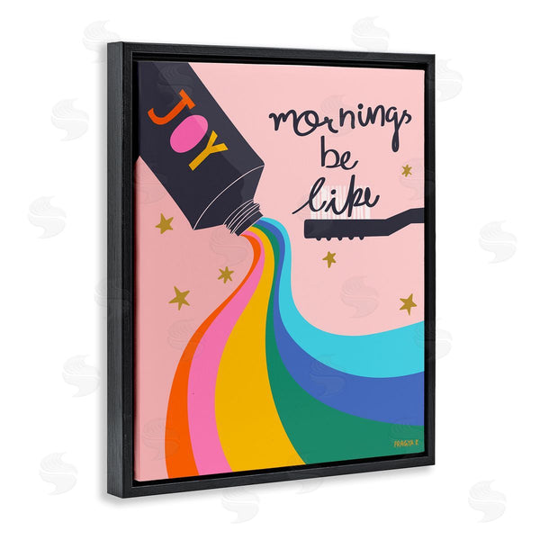 Stupell Industries Pragya Kothari | Mornings Be Like Bathroom