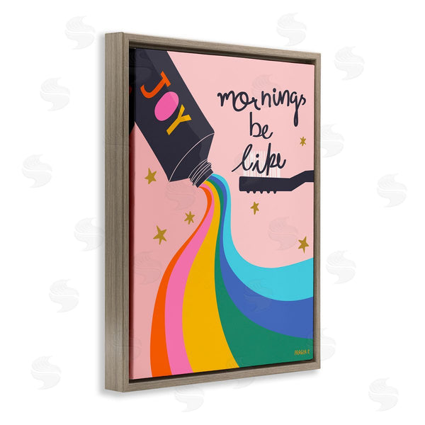Stupell Industries Pragya Kothari | Mornings Be Like Bathroom