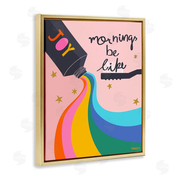 Stupell Industries Pragya Kothari | Mornings Be Like Bathroom