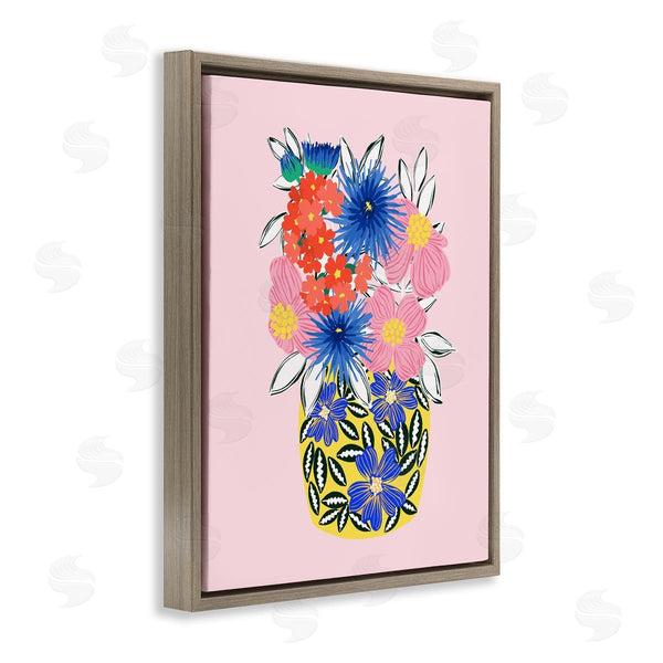 Stupell Industries Pragya Kothari | Patterned Bouquet Vase