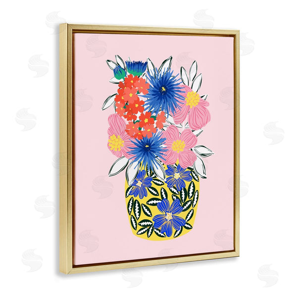 Stupell Industries Pragya Kothari | Patterned Bouquet Vase