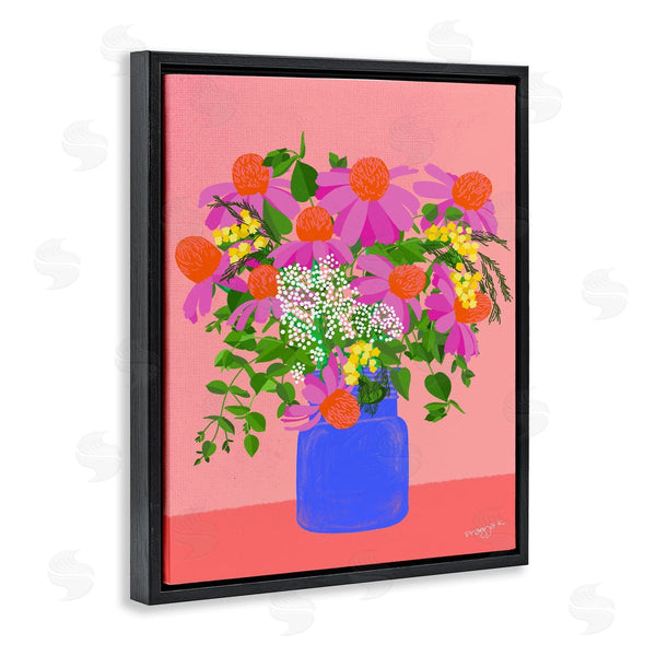 Stupell Industries Pragya Kothari | Pink Country Daisies