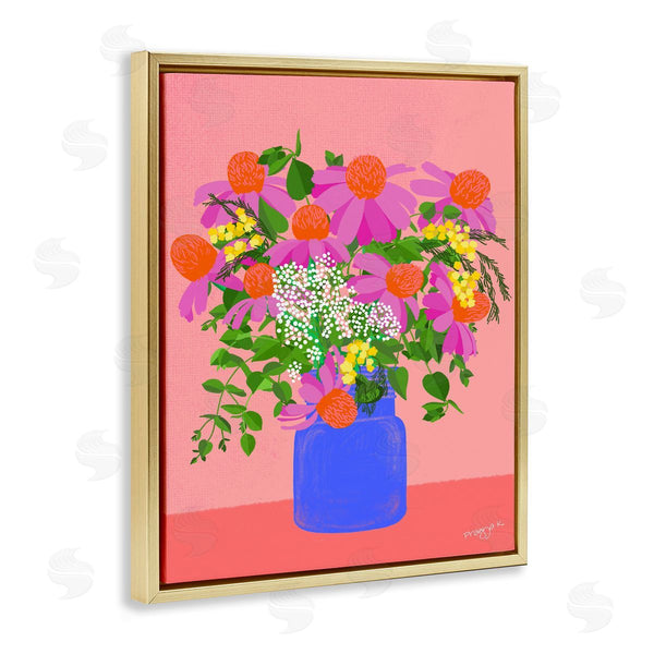 Stupell Industries Pragya Kothari | Pink Country Daisies