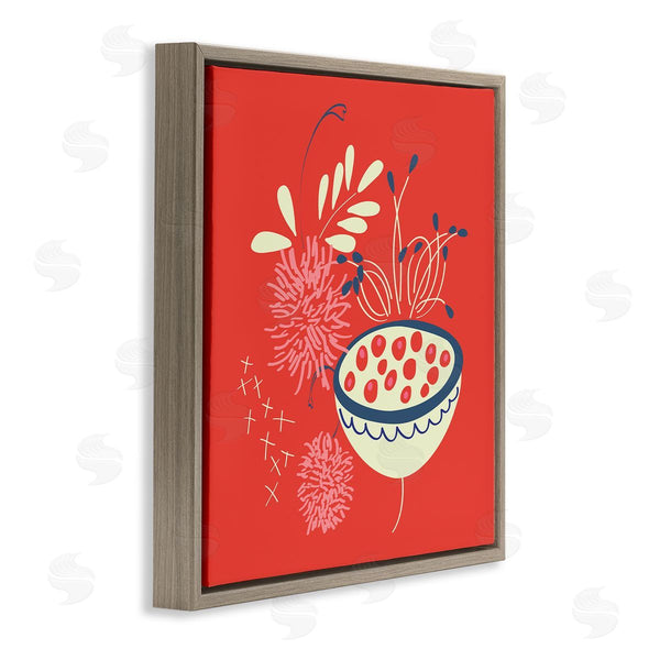 Stupell Industries Pragya Kothari | Red Botanical Seeds