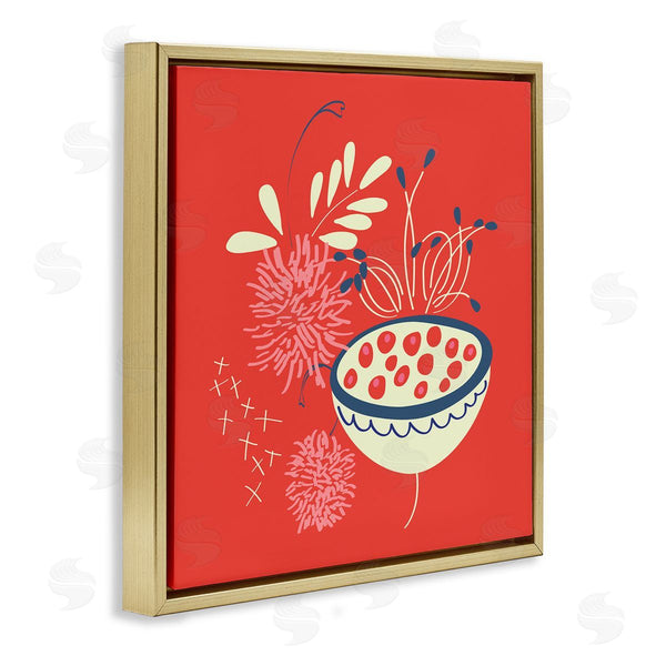 Stupell Industries Pragya Kothari | Red Botanical Seeds
