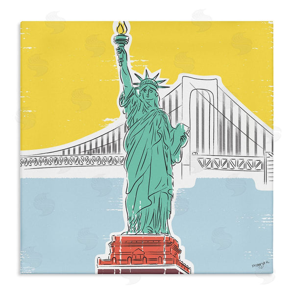 stupell industries Pragya Kothari | Statue of Liberty Portrait