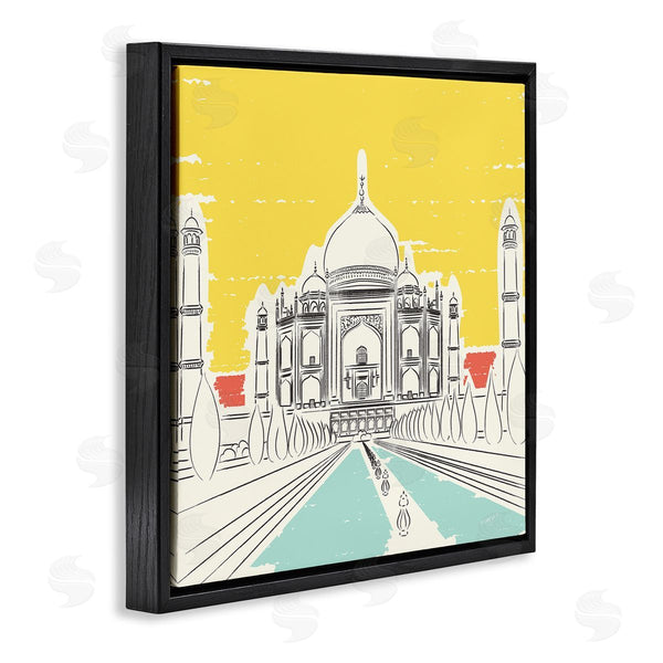 Stupell Industries Pragya Kothari | Taj Mahal Architecture