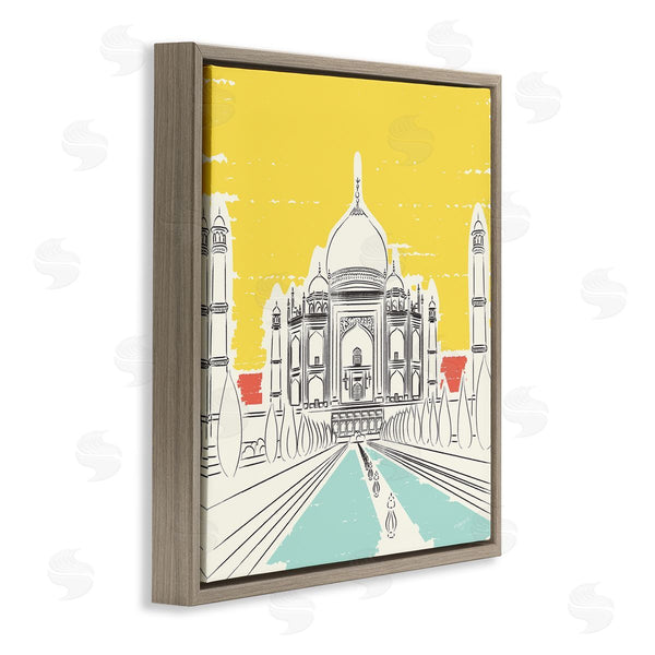 Stupell Industries Pragya Kothari | Taj Mahal Architecture