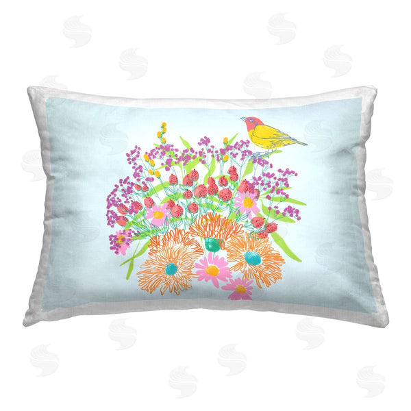 stupell industries Pragya Kothari | Vivid Blooms & Bird