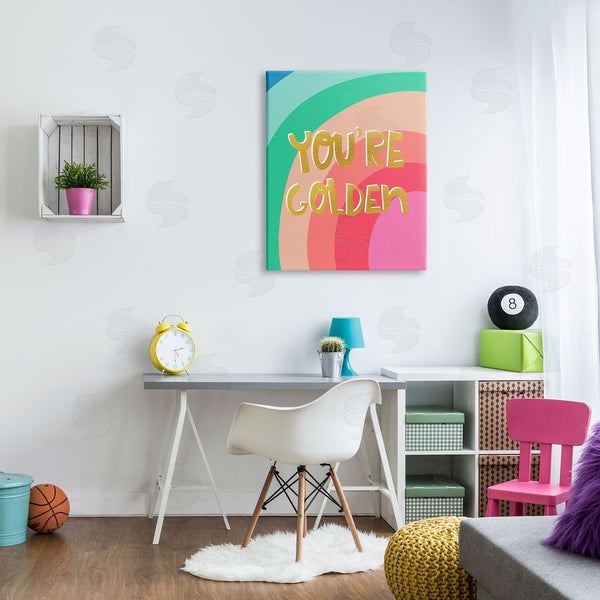 Stupell Industries Pragya Kothari | You're Golden Patterned Wall Art