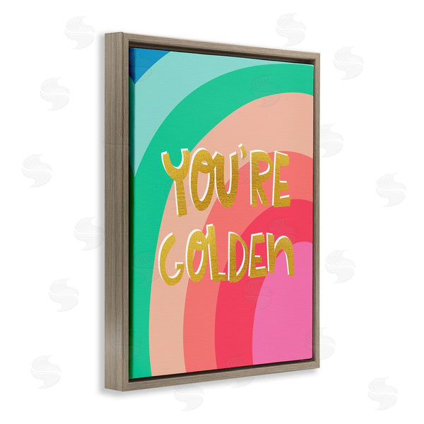 Stupell Industries Pragya Kothari | You're Golden Patterned Wall Art