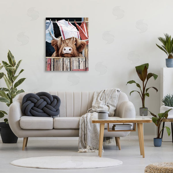 Stupell Industries PSL Art | Cattle & Hanging Laundry Wall Art
