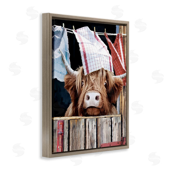 Stupell Industries PSL Art | Cattle & Hanging Laundry Wall Art
