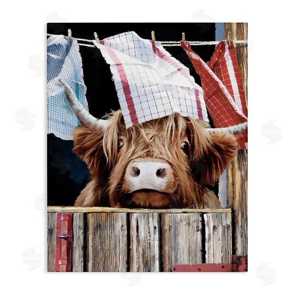 stupell industries PSL Art | Cattle & Hanging Laundry Wall Art
