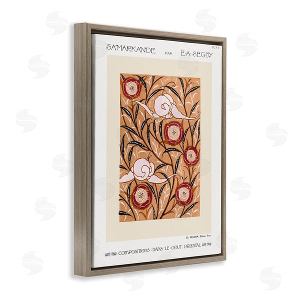 Stupell Industries Public Domain | Vintage Pochoir Style Botanicals