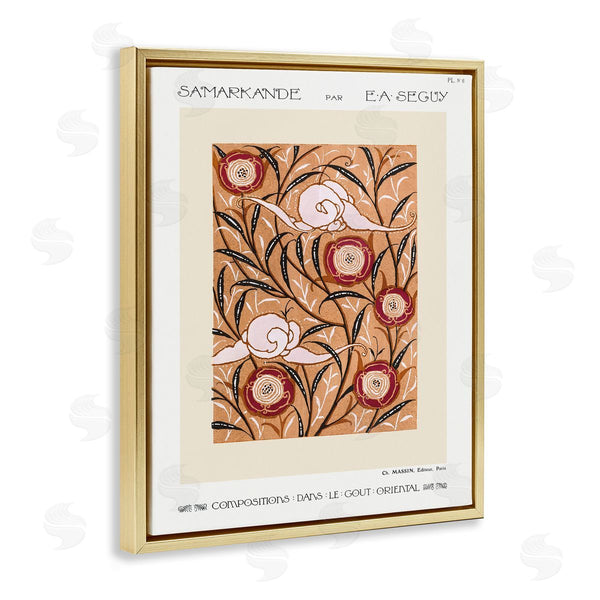 Stupell Industries Public Domain | Vintage Pochoir Style Botanicals