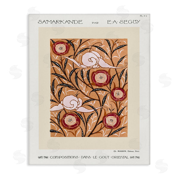 stupell industries Public Domain | Vintage Pochoir Style Botanicals