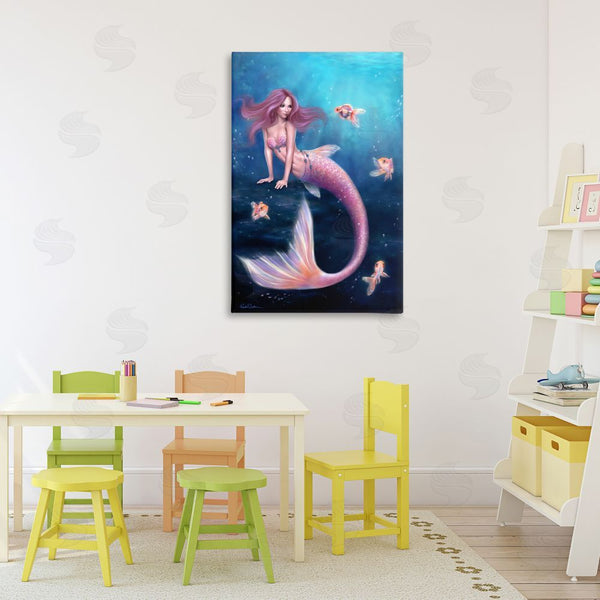 Stupell Industries Rachel Anderson | Aurelia Mermaid & Fish Wall Art