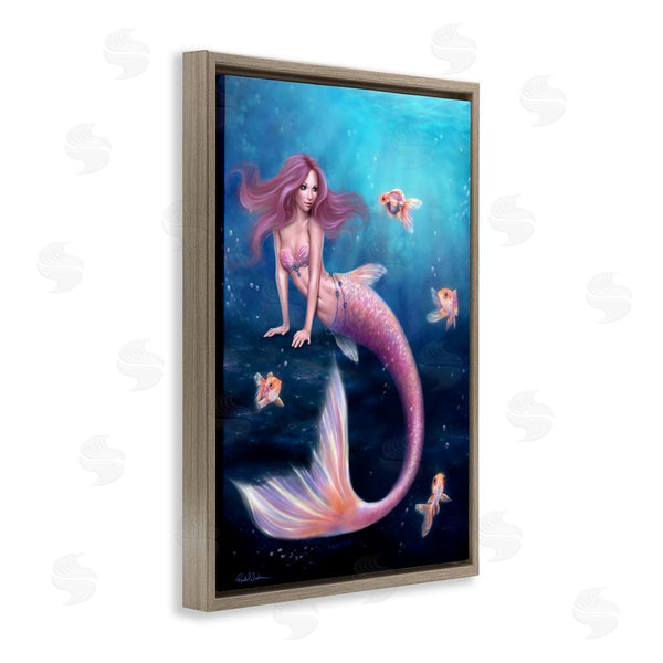 Stupell Industries Rachel Anderson | Aurelia Mermaid & Fish Wall Art