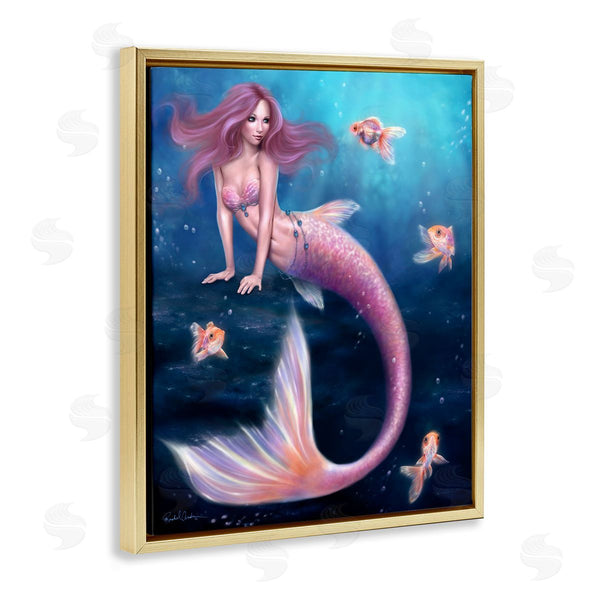 Stupell Industries Rachel Anderson | Aurelia Mermaid In Sea
