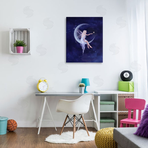 Stupell Industries Rachel Anderson | Fairy & Crescent Moon Wall Art