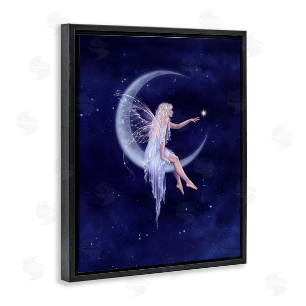Stupell Industries Rachel Anderson | Fairy & Crescent Moon Wall Art