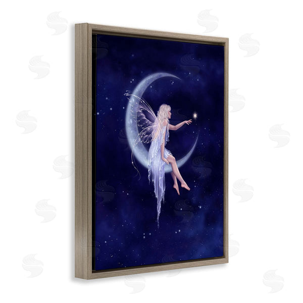 Stupell Industries Rachel Anderson | Fairy & Crescent Moon Wall Art