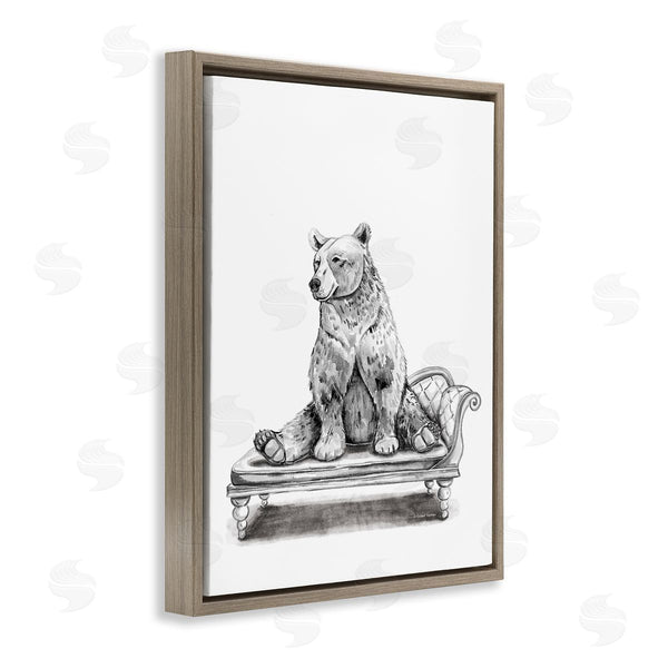 Stupell Industries Rachel Nieman | Bear Lounging On Chaise